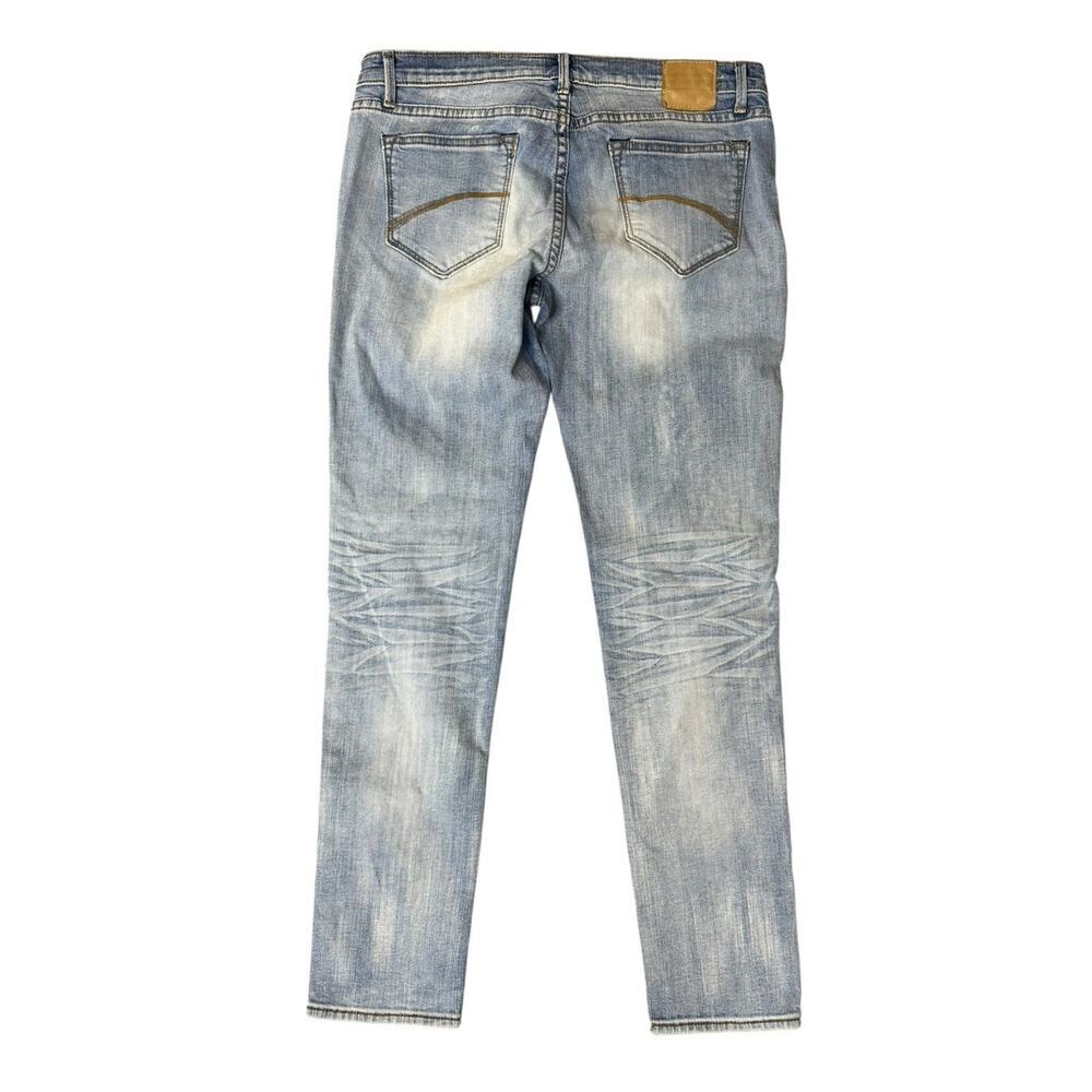 DRIFTWOOD Jackie High Rise Embroidered Aztec Tribal Skinny Ankle Jeans Size 30 - Picture 6 of 9